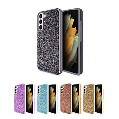 Galaxy S23 Plus Bling Diamond Crystal Dual Layer Case