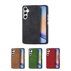 Galaxy S24 Matte Retro Leather Case