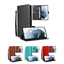 Galaxy S24 Ultra Leather Wallet Case with Card Slot