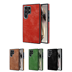 Galaxy S24 Ultra Matte Retro Leather Case