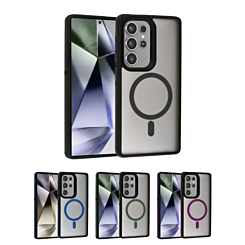 Galaxy S25 Ultra Magsafe Dual-Color TPU Matte Case (Only Ground Shipping)
