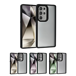 Galaxy S25 Ultra Matte Silicone Frame Shockproof Case (Only Ground Shipping)