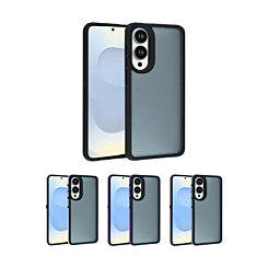 Galaxy S25E Matte Silicone Frame Shockproof Case (Only Ground Shipping)