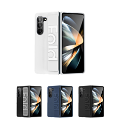 Galaxy Z Fold 5 Silicone Wrist Strap Clear Folding Case (Only Ground Shipping)