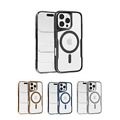 Glossy & Transparent Magnetic Case for iPhone 16 Pro Max (Only Ground Shipping)