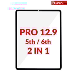 G+Oca Pro iPad Pro 12.9 5th / 6th Generation Front Glass w/ OCA (2 in 1) (BLACK)