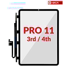 G+Oca Pro or iPad Pro 11" 3rd Gen (2021) / iPad Pro 11" 4th Gen (2022) Front Glass w/ OCA (BLACK) (Premium)