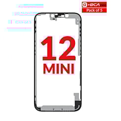 Grab wholesale deals on the Metal Frame Pack of 5 for iPhone 12 Mini G Plus OCA Pro.
