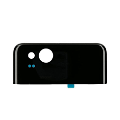 Back Glass with Adhesive for Google Pixel 2 (BLACK)