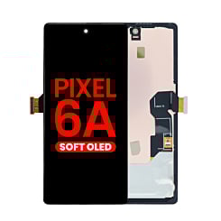 OLED Assembly with Frame for Google Pixel 6A (Without Fingerprint Sensor) (Aftermarket OLED)