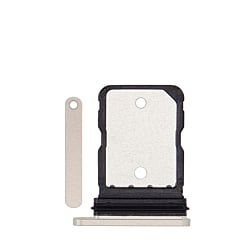 Single Sim Card Tray for Google Pixel 8 Pro (Porcelain) (Service Pack)