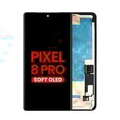 OLED Assembly with Frame for Google Pixel 8 Pro (Without Fingerprint Sensor) (Aftermarket OLED)