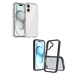 Hybrid Case with Air Cushion Technology for iPhone 16 Plus (Only Ground Shipping)