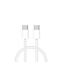 Buy the 3 ft 60W USB-C to USB-C fast charging cable for iPhone 16, iPhone 15, and iPad series in a pack of 10, without a retail box.