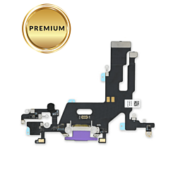 Stock up on the Charging Port Flex Cable for iPhone 11 in purple, premium.