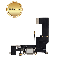 Charging Port Flex Cable for iPhone 5SE (WHITE) (Premium)