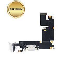 Charging Port Flex Cable for iPhone 6 Plus (WHITE) (Premium)