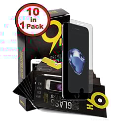 Clear Tempered Glass for iPhone 8P / 7P (2.5D / Pack of 10)
