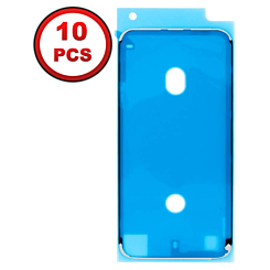 Shop the pack of 10 white waterproof pre-cut LCD adhesive tapes for iPhone SE 2020 and iPhone 8.