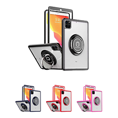 Hard PC Rear / Soft TPU Colorful Border Case with I-ring Holder for iPad Air 4 / Air 5 Pro 11 (1st / 2nd / 3rd / 4th) (Only Ground Shipping)