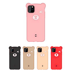 iPhone 11 Pro Max 3D Cartoon Bear Soft Silicone Case
