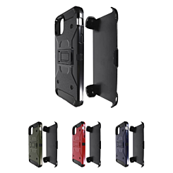 iPhone 11 Pro Max Metallic Rubber Tough Armor Case