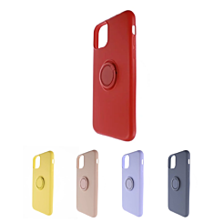 iPhone 11 Pro Max Soft Solid Case with Ring