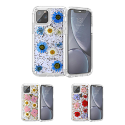 iPhone 11 Pro Real Dried Flower Shiny Case