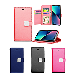 iPhone 12 Mini Elegant Leather Wallet Case