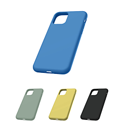 iPhone 12 Mini Soft Solid Silicone Case (Full Buttom Cover)