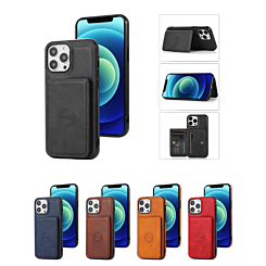 iPhone 13 Mini Leather Pocket Wallet Case