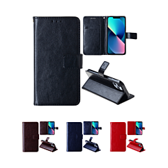 iPhone 13 Mini Leather Wallet Case with Card Slot