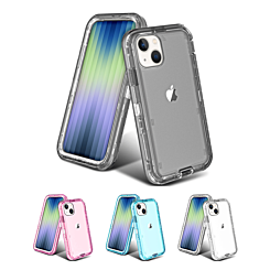 iPhone 14 Plus / 15 Plus Transparent Shockproof Case