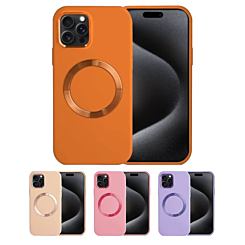 iPhone 14 Pro Max Soft Solid Silicone Case w/ Wireless Charging