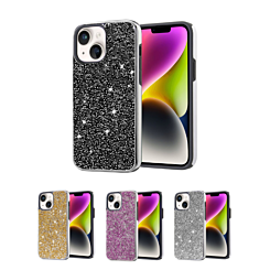 iPhone 14 Plus / 15 Plus Bling Diamond Dual Layer Protection Case
