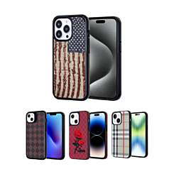 iPhone 14 Plus / 15 Plus Double Injection Leather Case