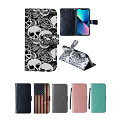 iPhone 14 Plus / 15 Plus Leather Wallet Case with Card Slot