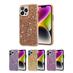 iPhone 15 Pro Bling Diamond Dual Layer Protection Case