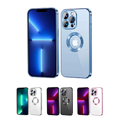 iPhone 15 Pro Max Shiny Wireless Charging Clear Case