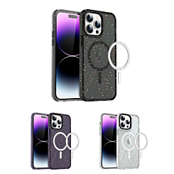 iPhone 15 Pro Max Splash-Ink Design Wireless Charging Case