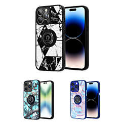 iPhone 15 Pro Pattern Design Hard PC Rear/Soft TPU Case
