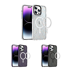 iPhone 15 Pro Splash-Ink Design Wireless Charging Case