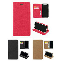 iPhone XR Cotton Texture Wallet Case