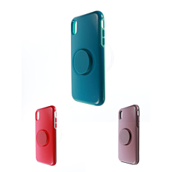 iPhone XR Dual Layer Heavy Duty Case with Pop Up Holder