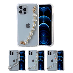 iPhone XR Fashion Pearl Bracelet Clear
