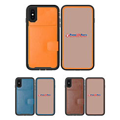 iPhone XR Leather Wallet Case
