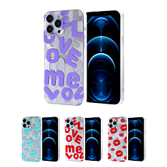 iPhone XR Love Me Printed Clear Case