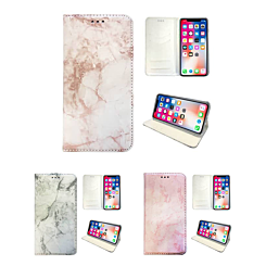 iPhone XR Marble Design Wallet Case