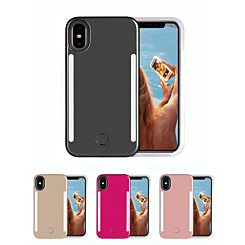 iPhone XR Selfie Case LED Light Up Front & Back (Version 2)