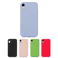 iPhone XR Wicker Design Silicone Cases